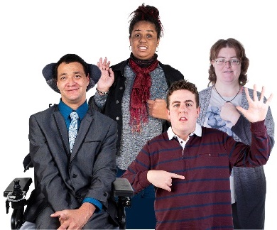 A diverse group of people.