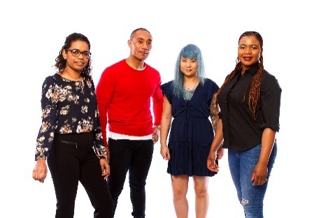 A diverse group of people.