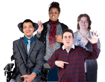 A group of people with disability.