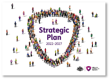 Strategic Plan 2022‑2027 icon.