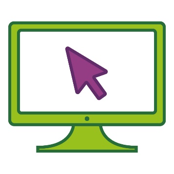 A computer screen showing a mouse cursor.