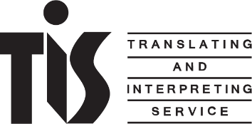 The Translating and Interpreting Service (TIS) logo. 