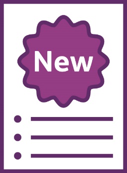 A document with the word 'New' on it.