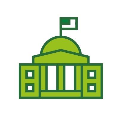 A state government building.