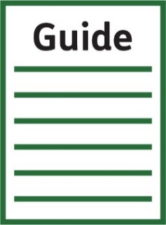 A document that says 'Guide'.