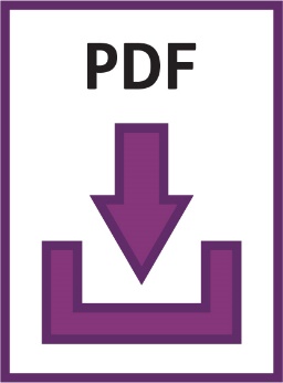 A document that says 'PDF' with a download icon on it.