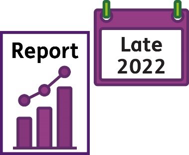 A report document and a calendar that says 'Late 2022'.