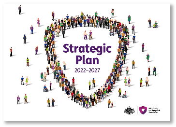 The 'Strategic Plan 2022 to 2027' document cover.