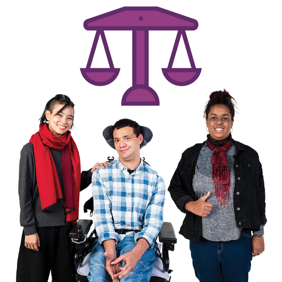 3 participants and above them is a balanced scale.