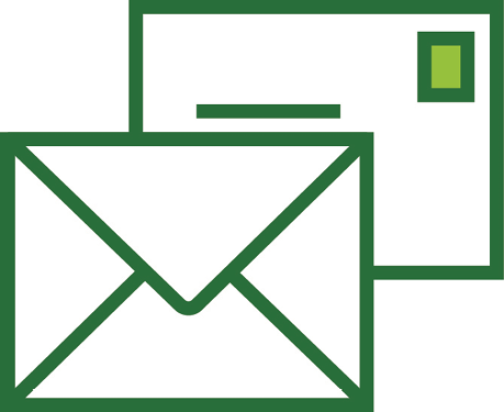 A mail icon.