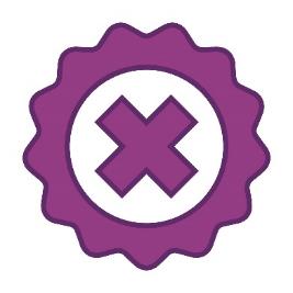 A badge with a cross on it.