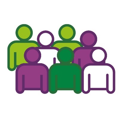 A group of 7 people.