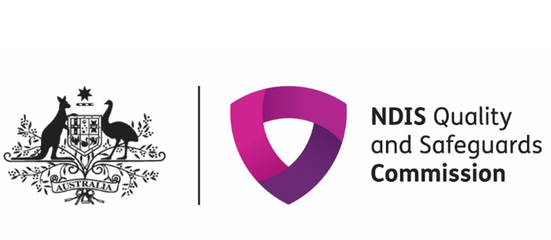 NDIS Quality and Safeguards Commission logo.