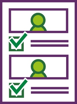 A document with a list of NDIS providers on it. Next to each provider is a ticked checkbox.